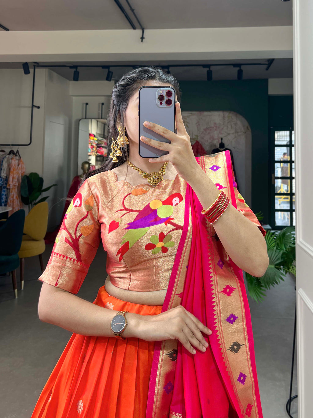 A Masterpiece Adorned with Woven Peacocks and Lotuses