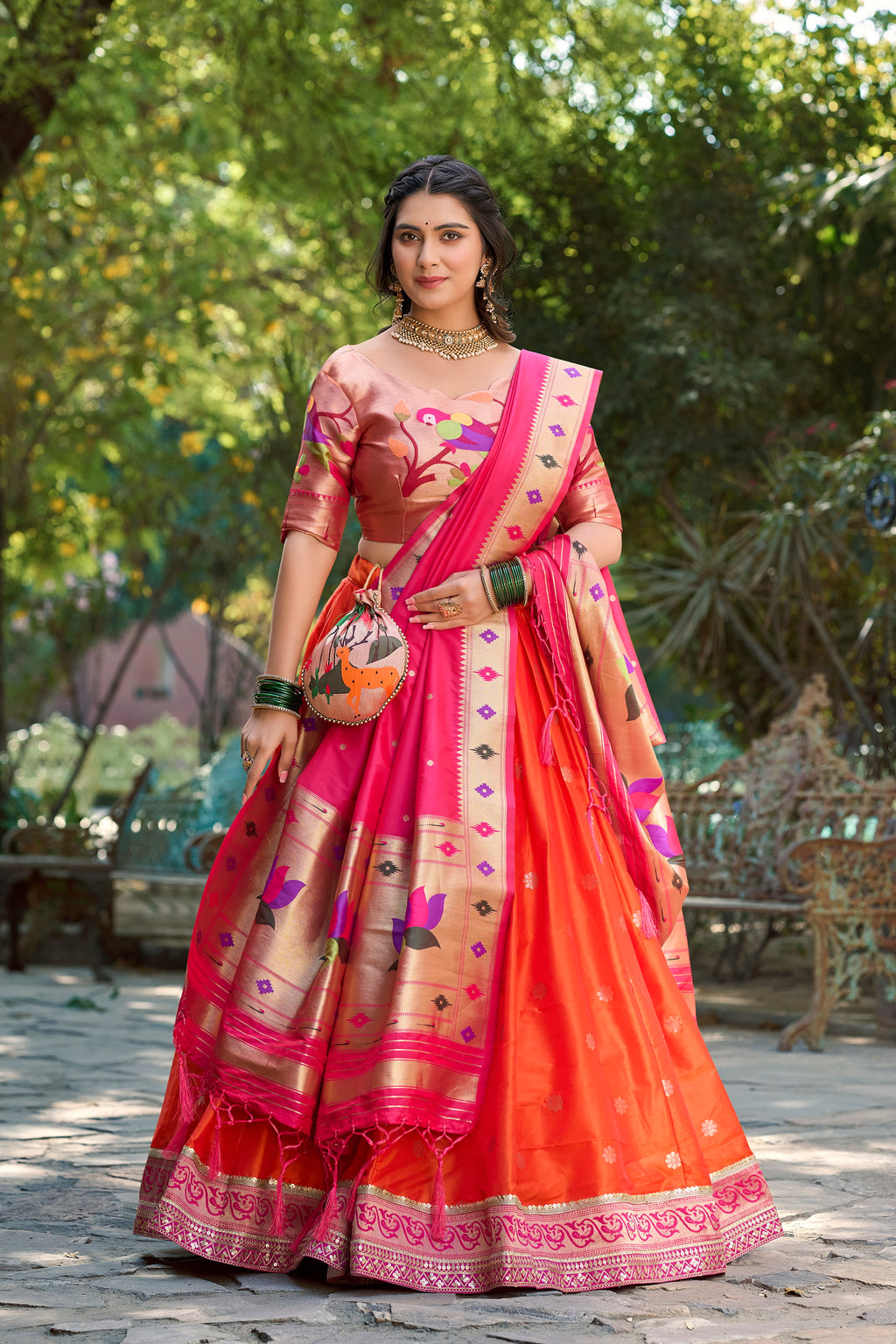 A Masterpiece Adorned with Woven Peacocks and Lotuses