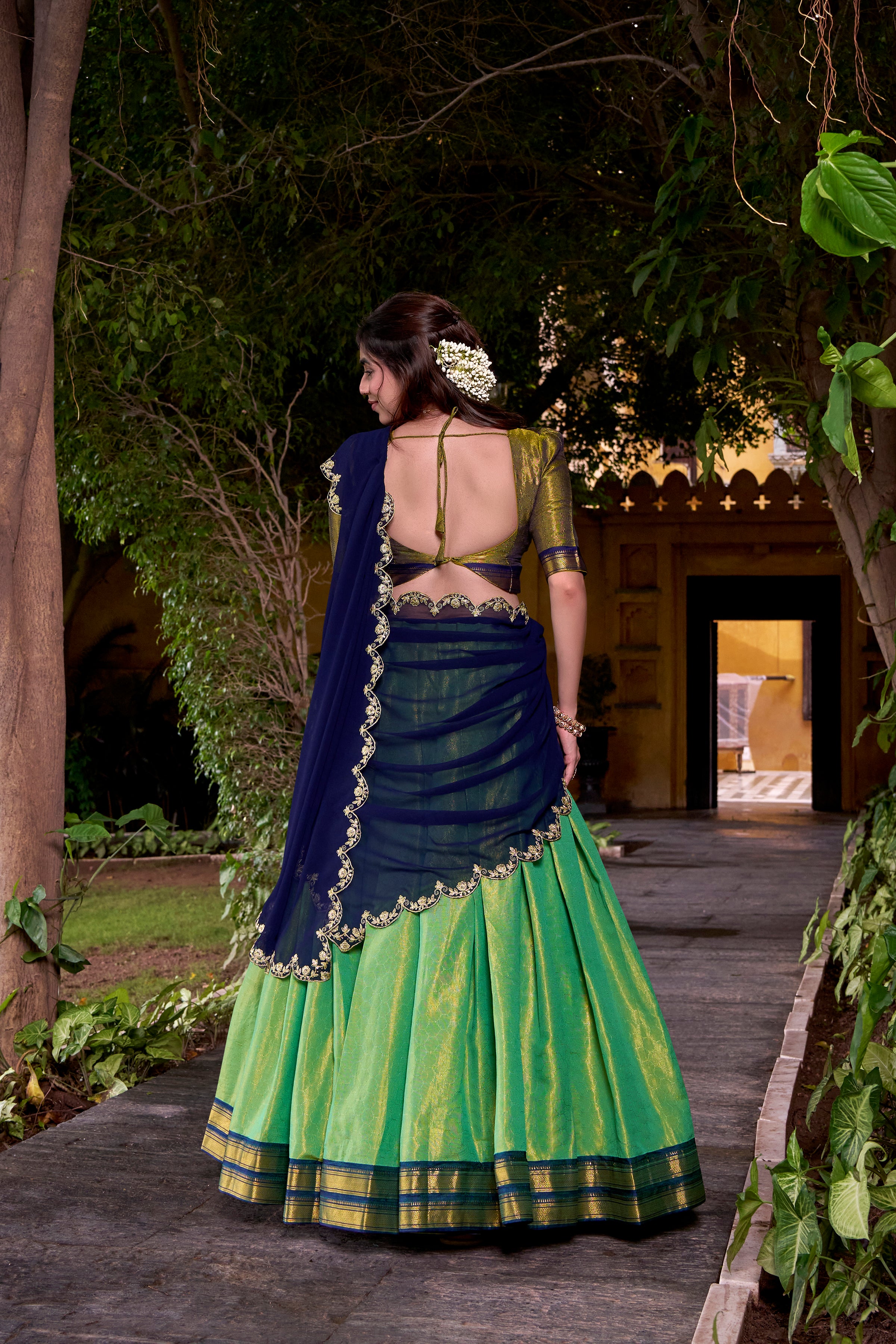 An Ode to Tradition: Step into elegance with this timeless creation