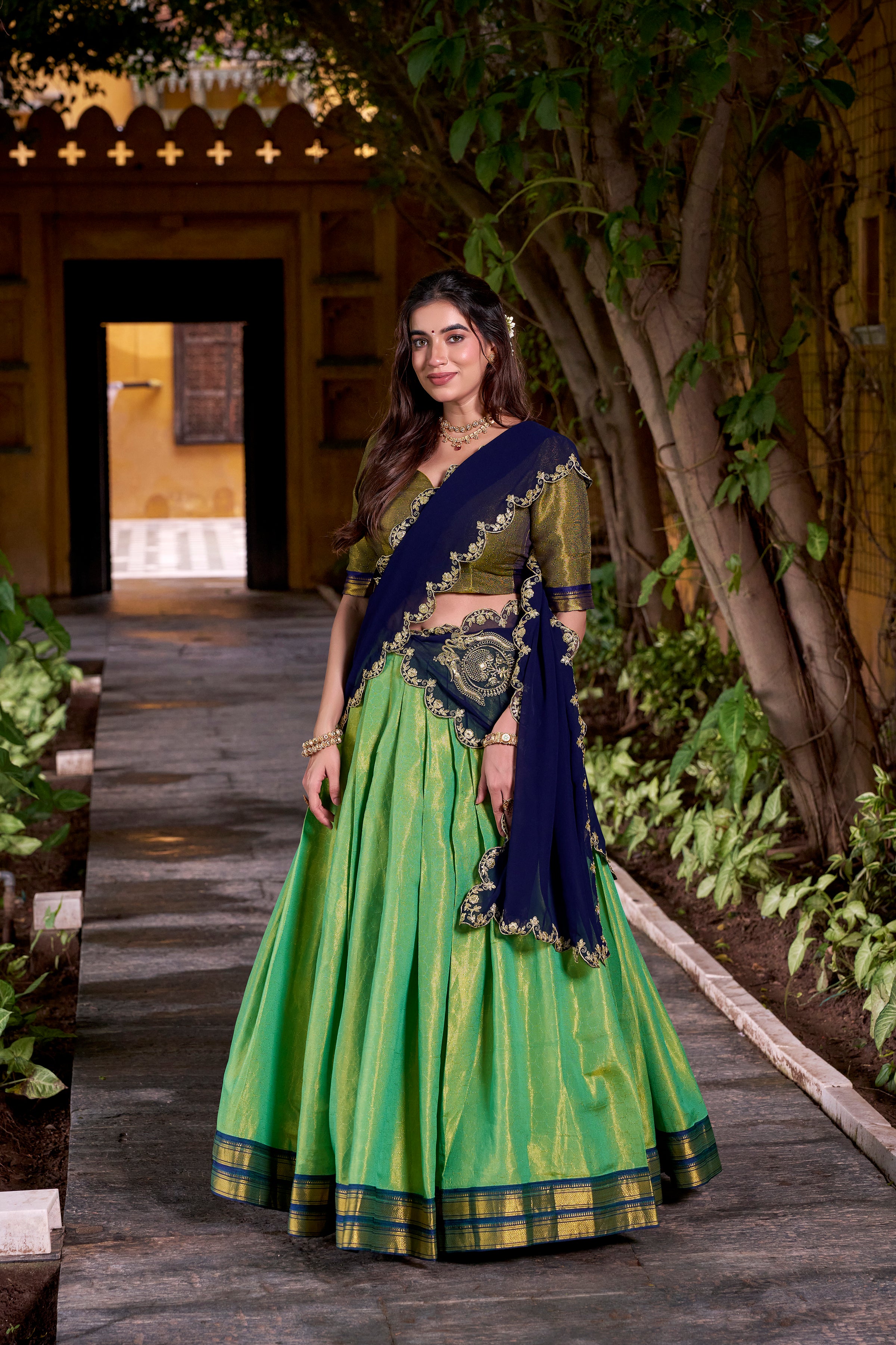 An Ode to Tradition: Step into elegance with this timeless creation