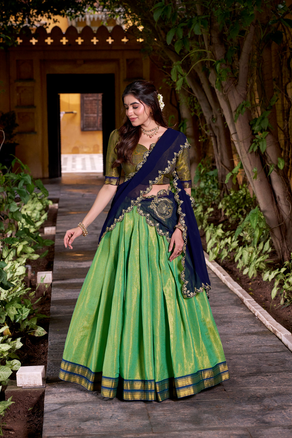 An Ode to Tradition: Step into elegance with this timeless creation