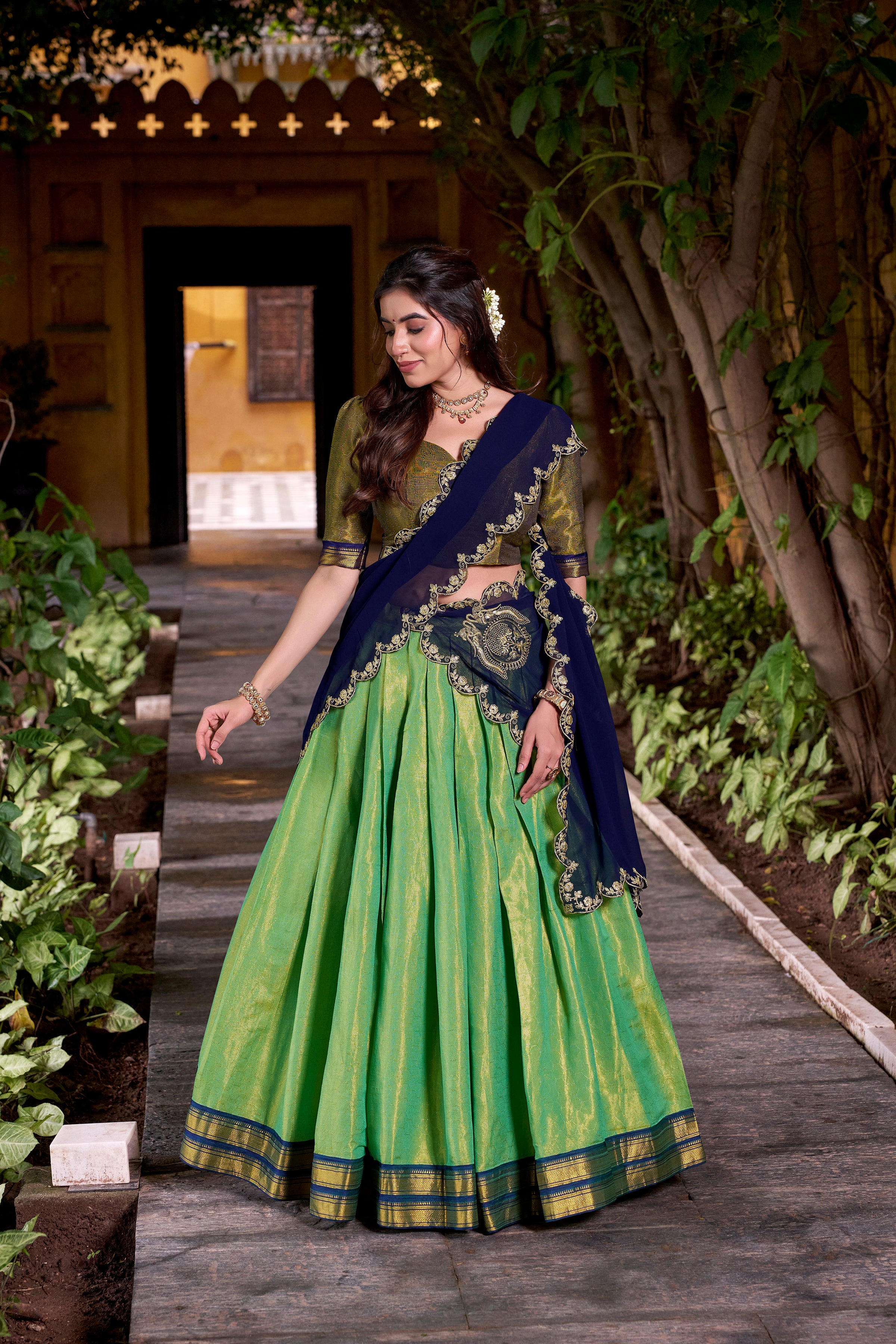 An Ode to Tradition: Step into elegance with this timeless creation