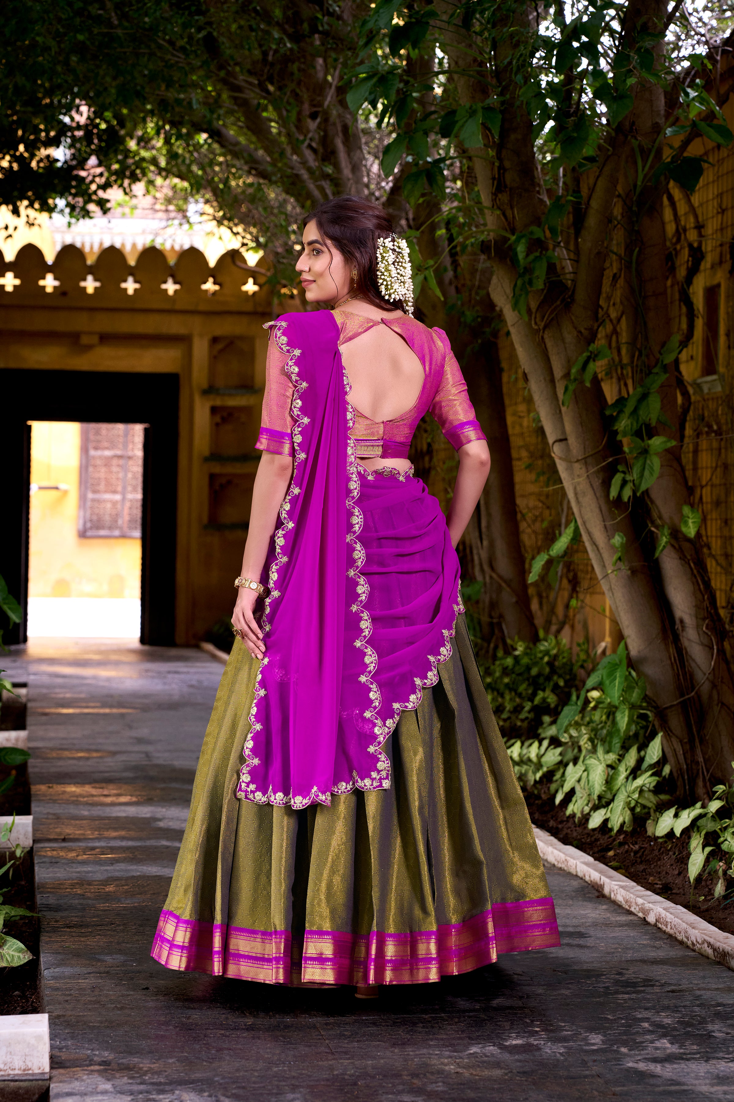 An Ode to Tradition: Step into elegance with this timeless creation