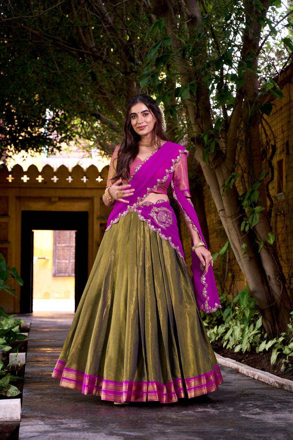 An Ode to Tradition: Step into elegance with this timeless creation