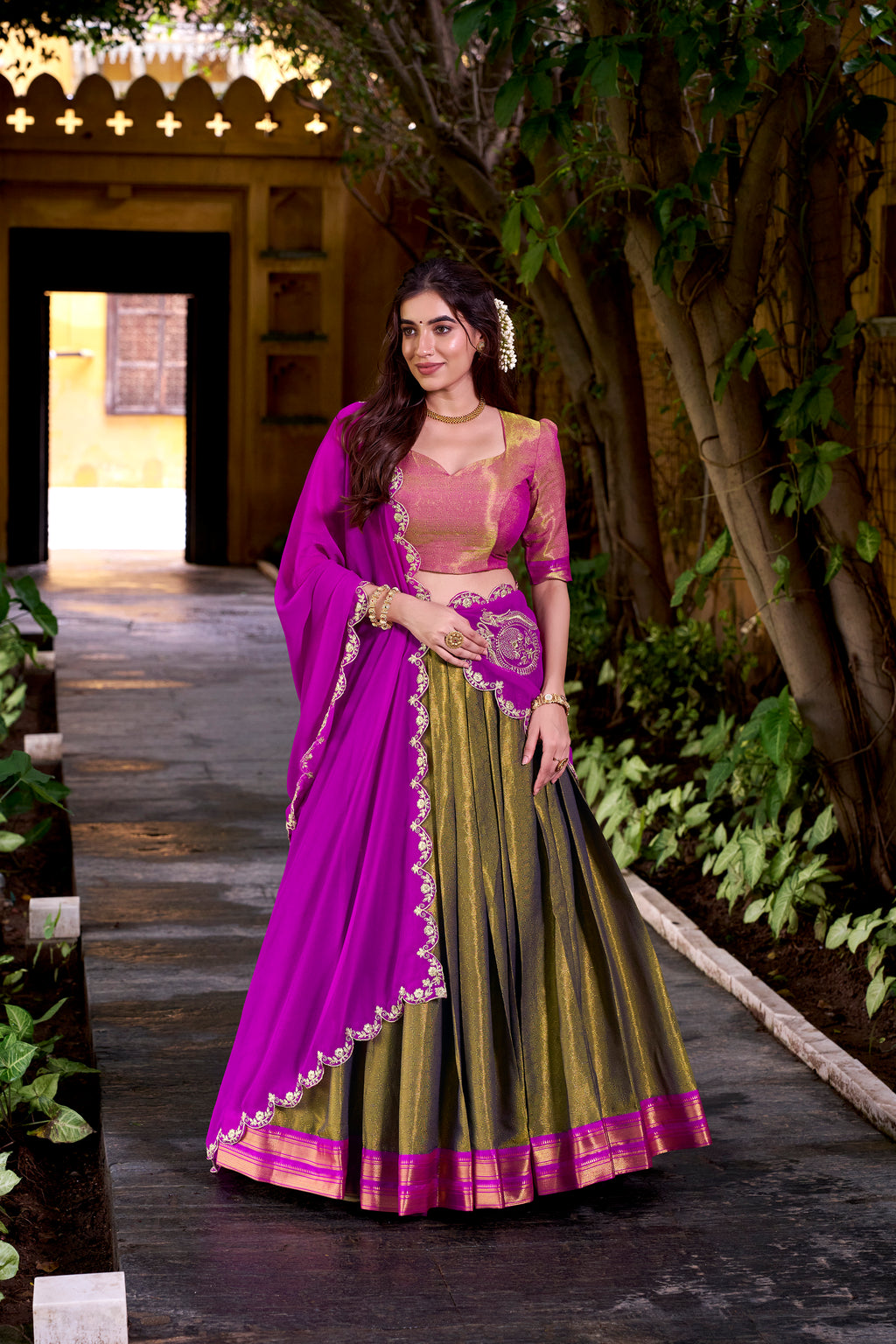 An Ode to Tradition: Step into elegance with this timeless creation