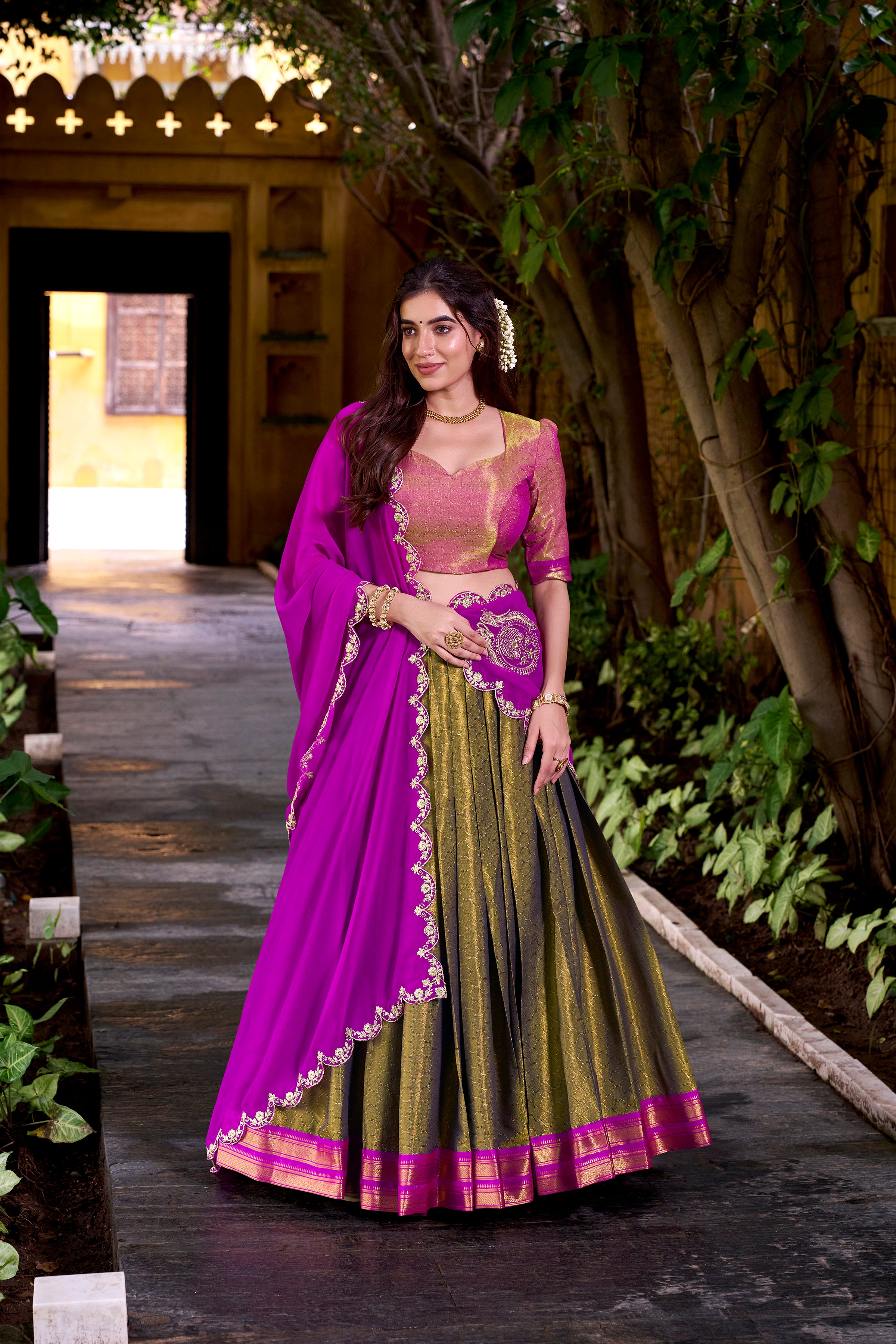 An Ode to Tradition: Step into elegance with this timeless creation