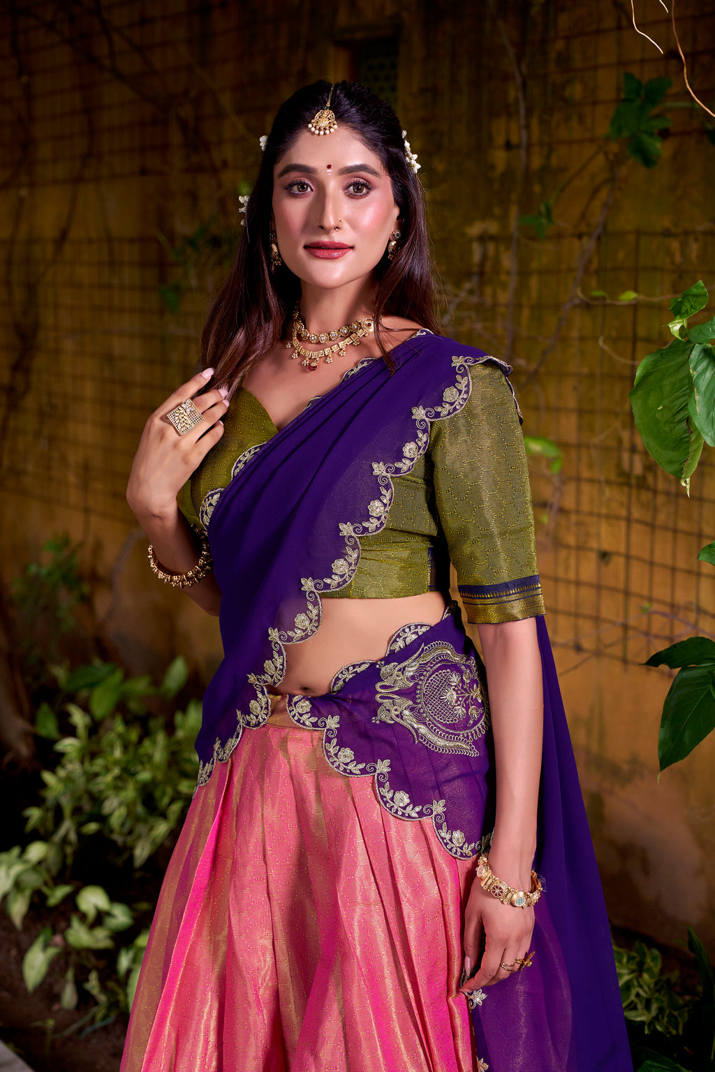 An Ode to Tradition: Step into elegance with this timeless creation