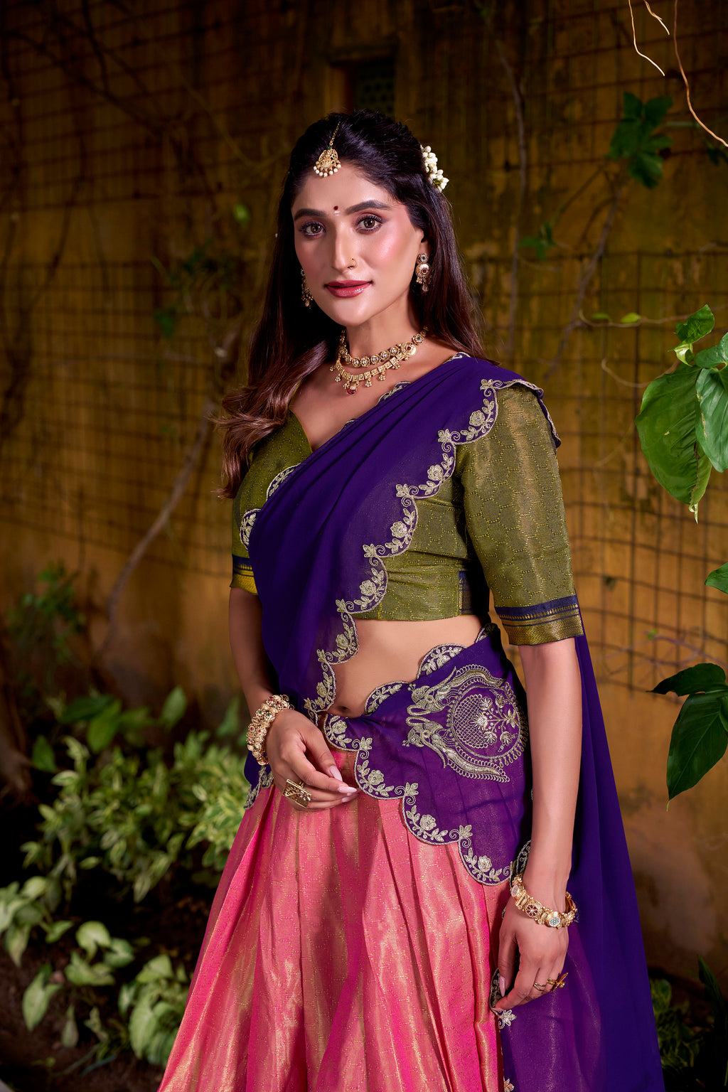 An Ode to Tradition: Step into elegance with this timeless creation