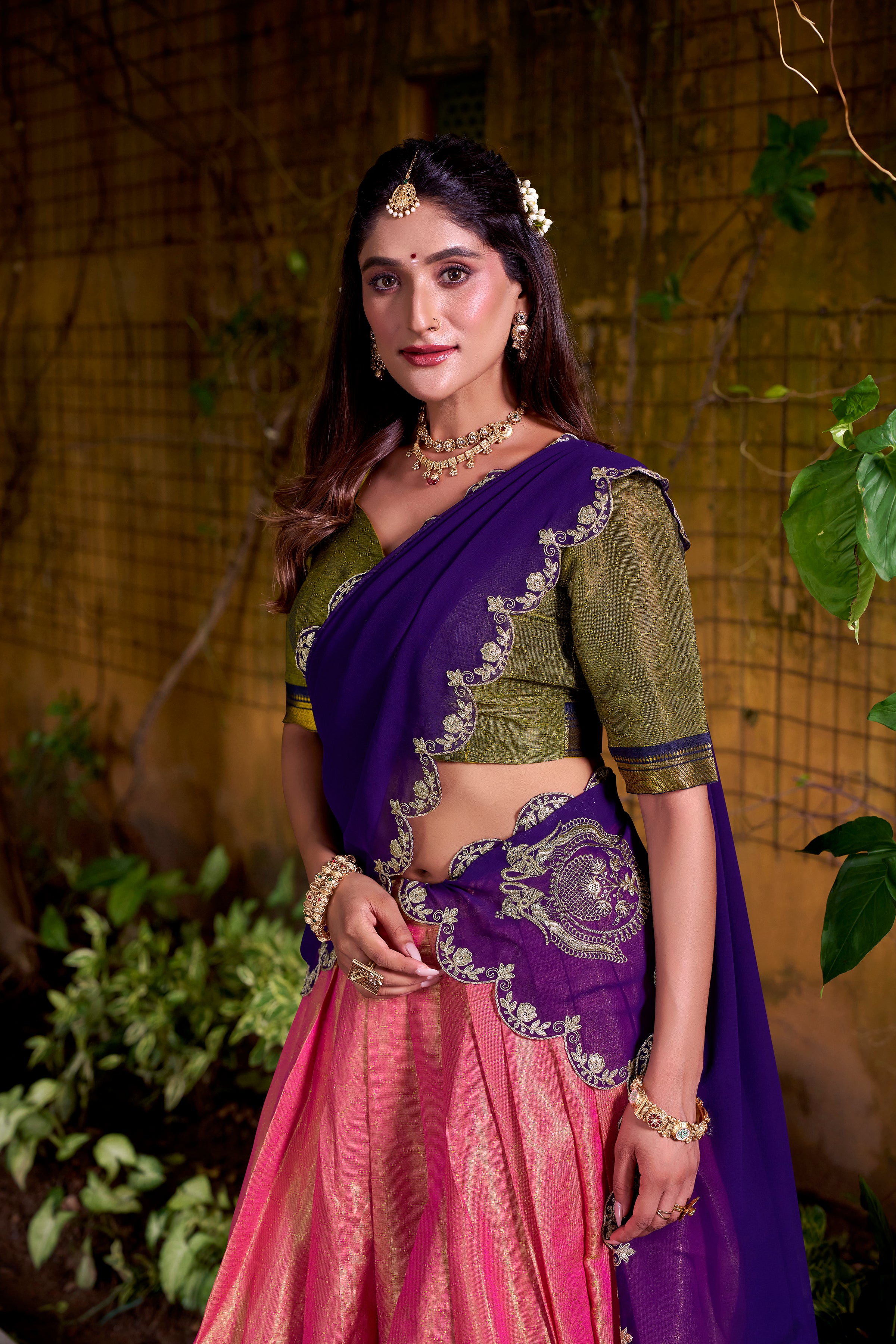 An Ode to Tradition: Step into elegance with this timeless creation