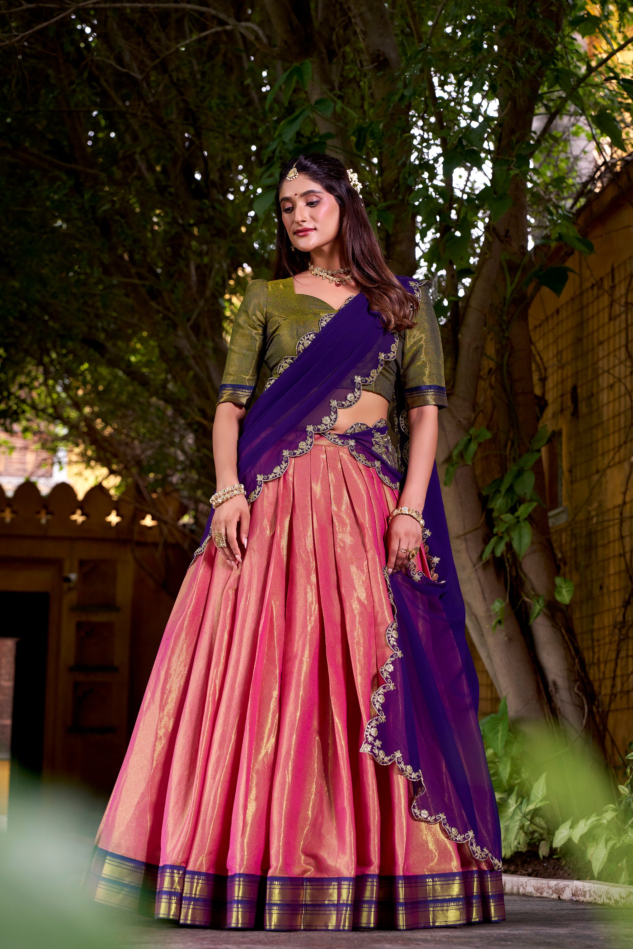 An Ode to Tradition: Step into elegance with this timeless creation