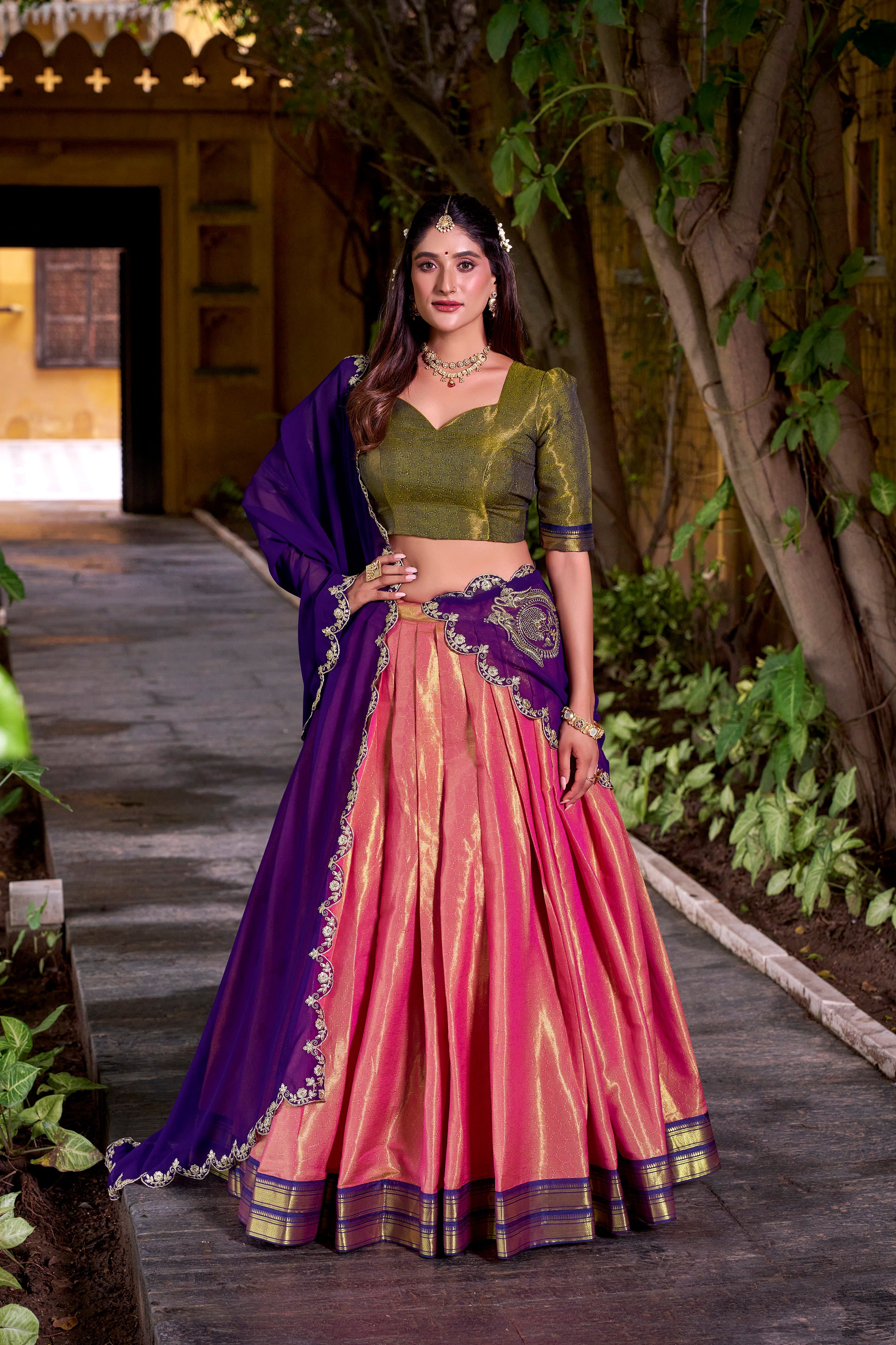 An Ode to Tradition: Step into elegance with this timeless creation