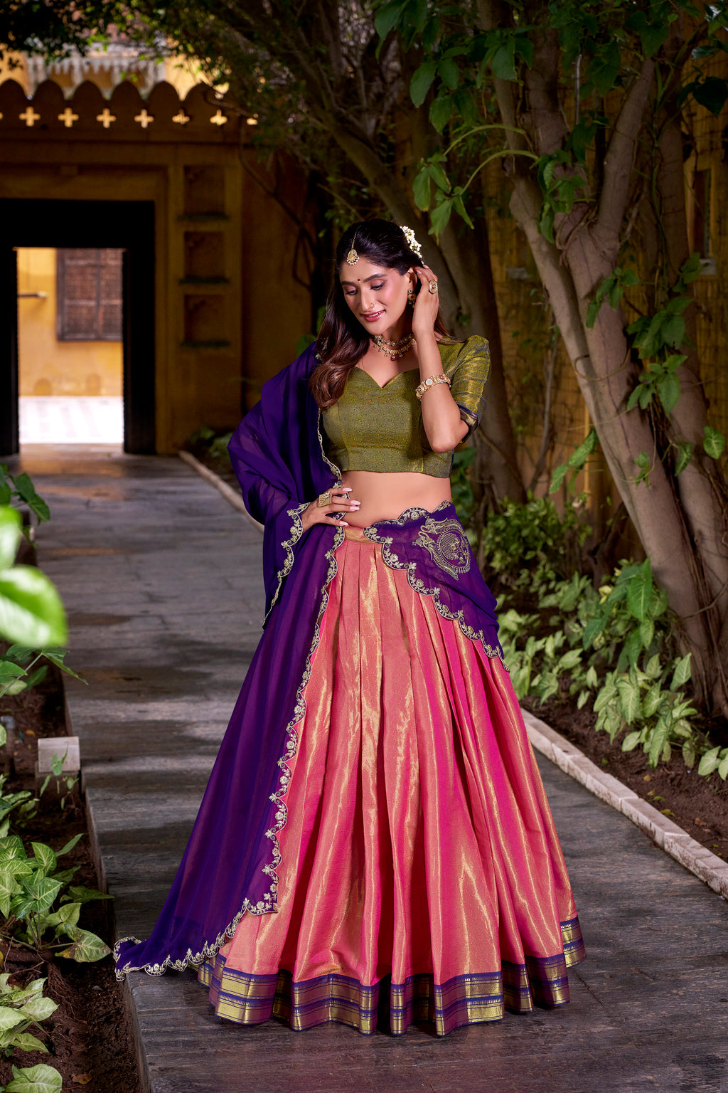 An Ode to Tradition: Step into elegance with this timeless creation