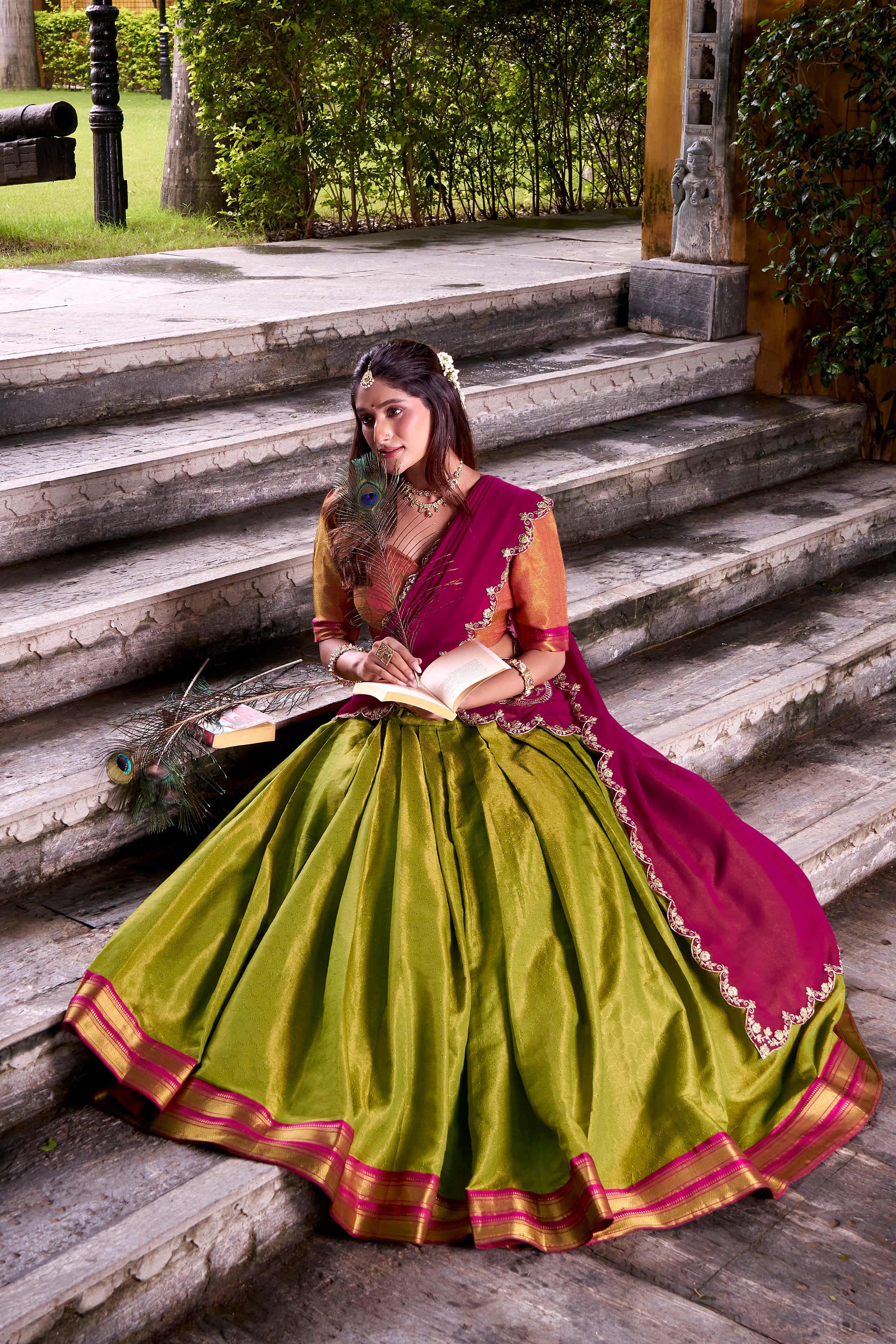 An Ode to Tradition: Step into elegance with this timeless creation