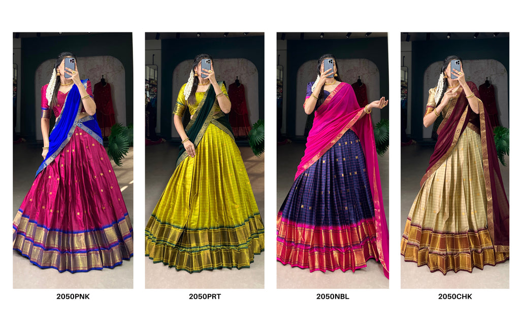 Paithani artistry on Cotton Silk Choli