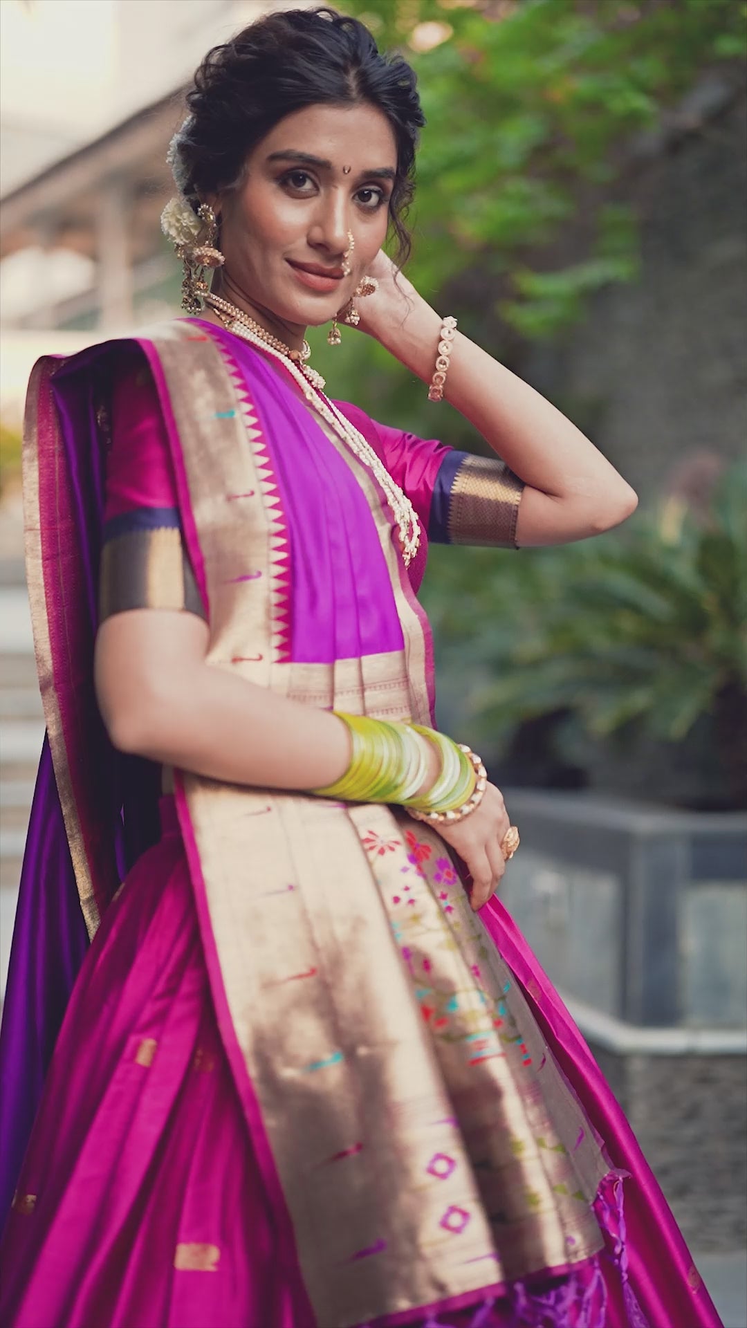 Designer Paithani Silk Lehenga Choli prefect for wedding