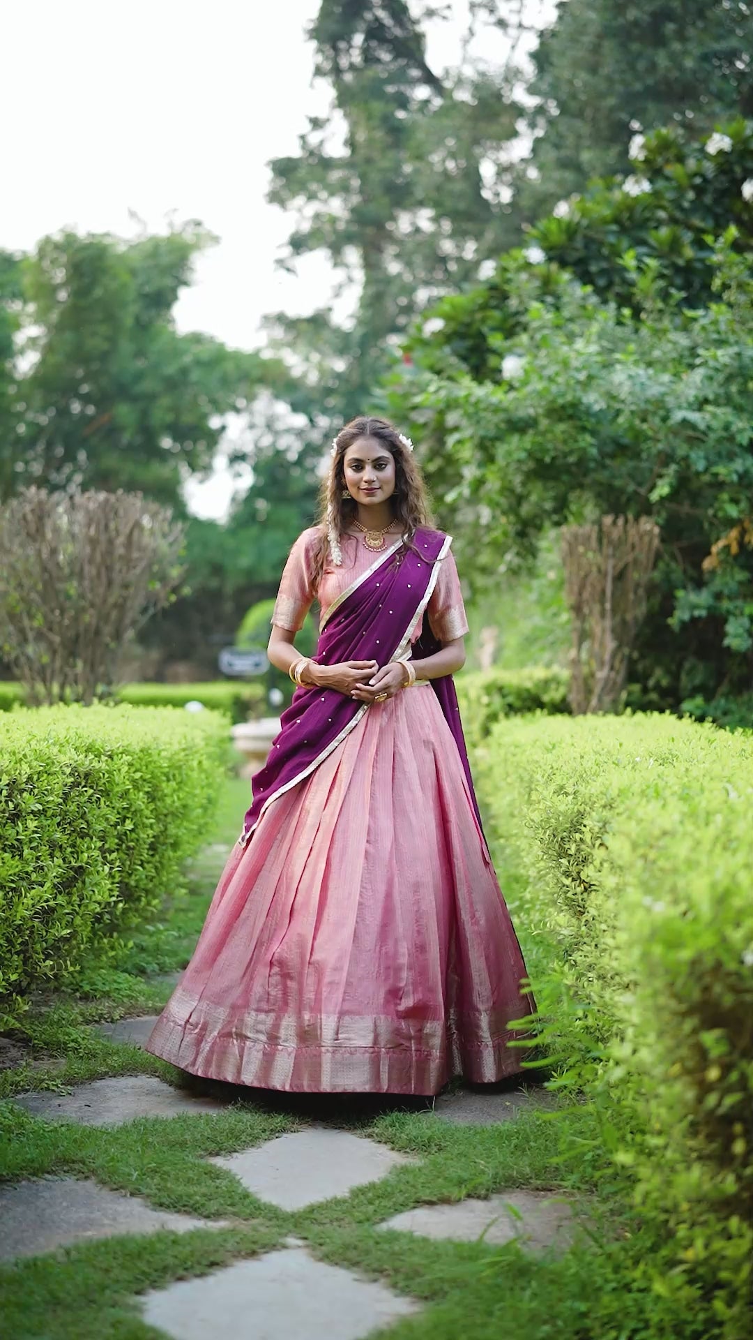 Elegance that shimmers with every step Kanchipuram  Zari Weaving Work choli