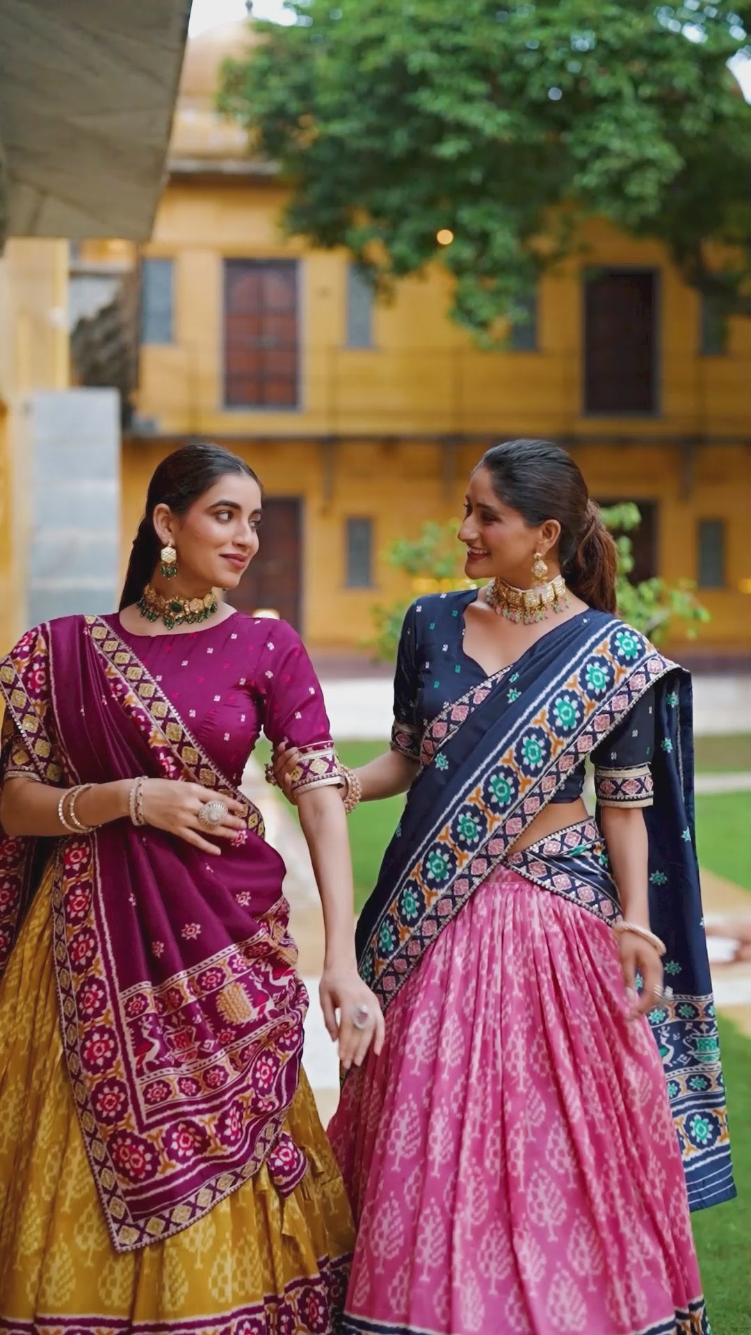 Elegant  Patola Print Lehenga Choli