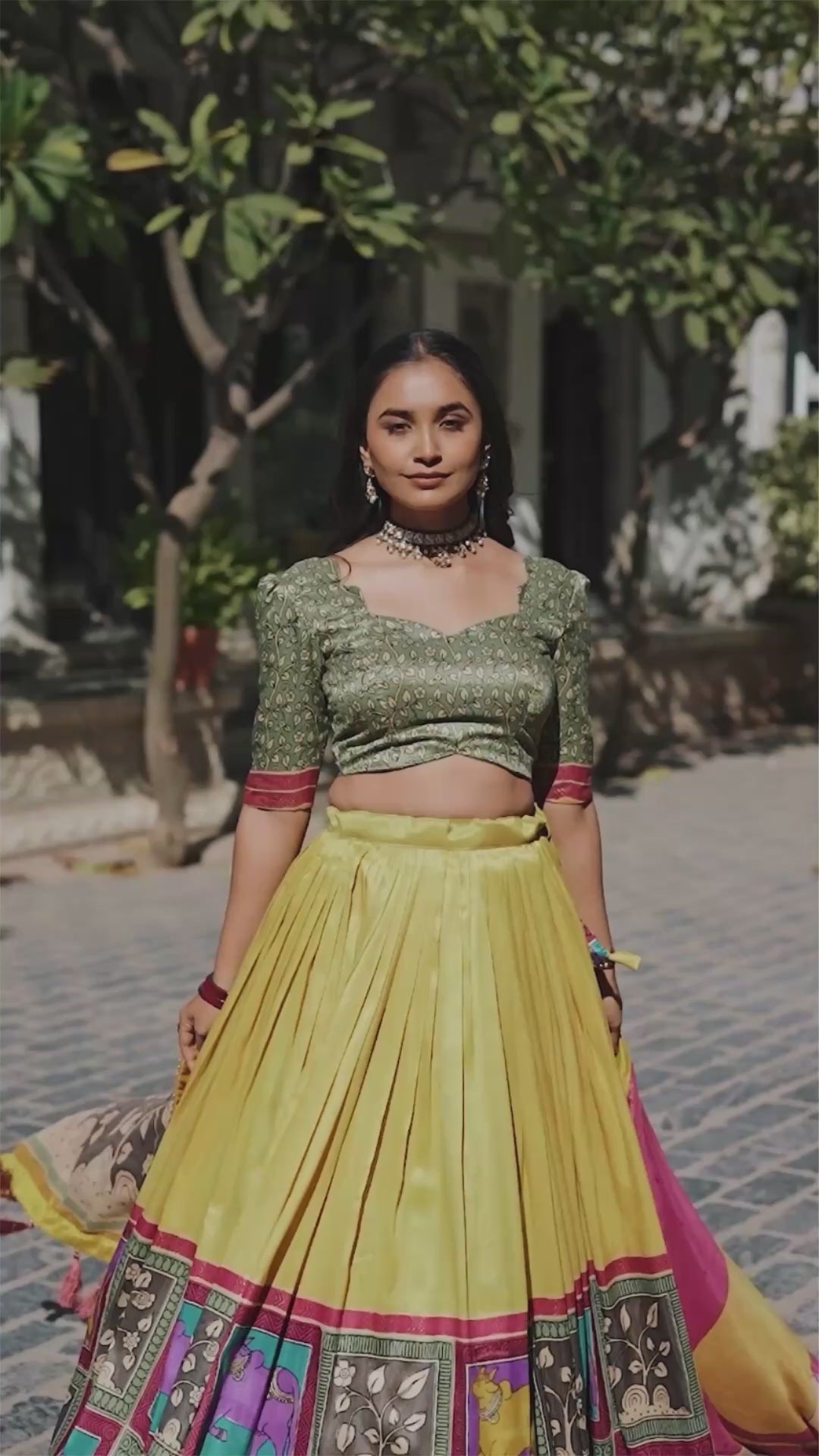 Regal Grace in Vibrant Lehenga