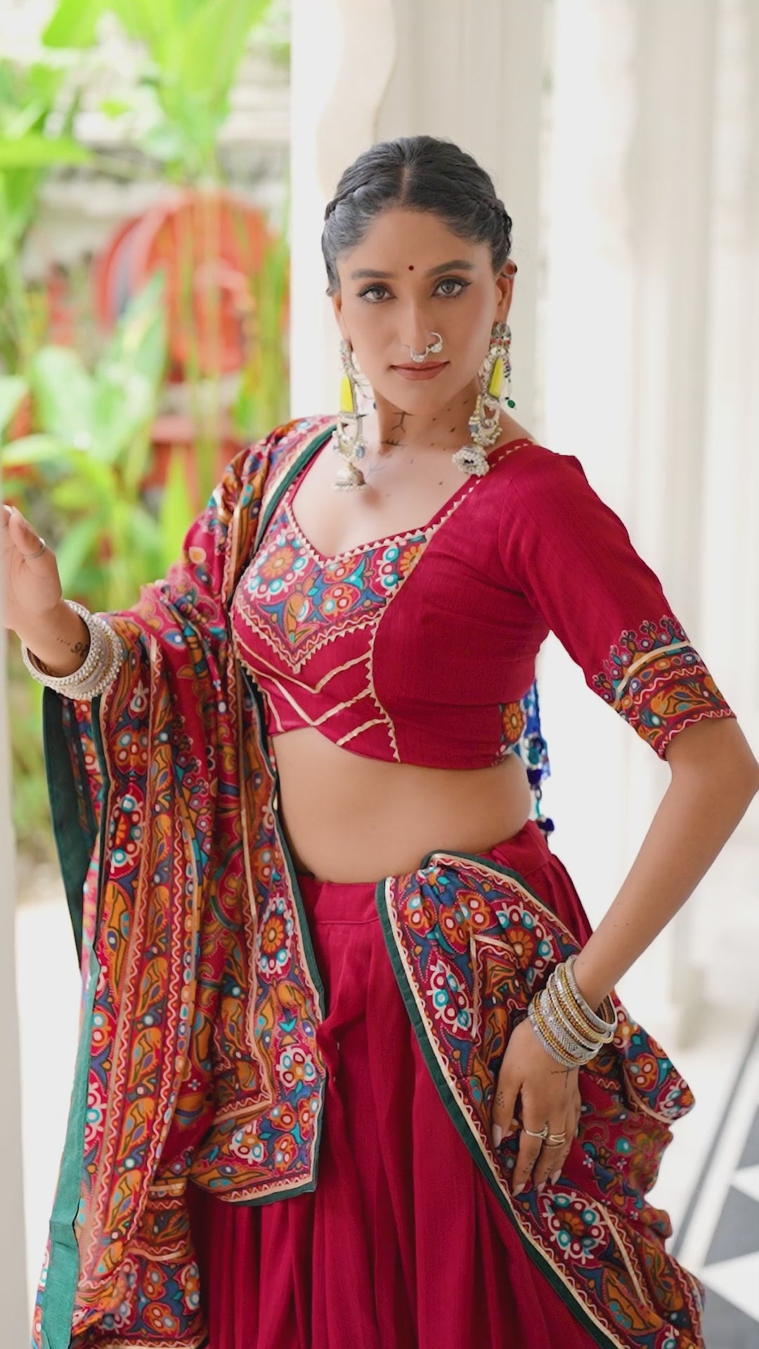 Regal Embroidered Lehenga Choli with Traditional Dupatta