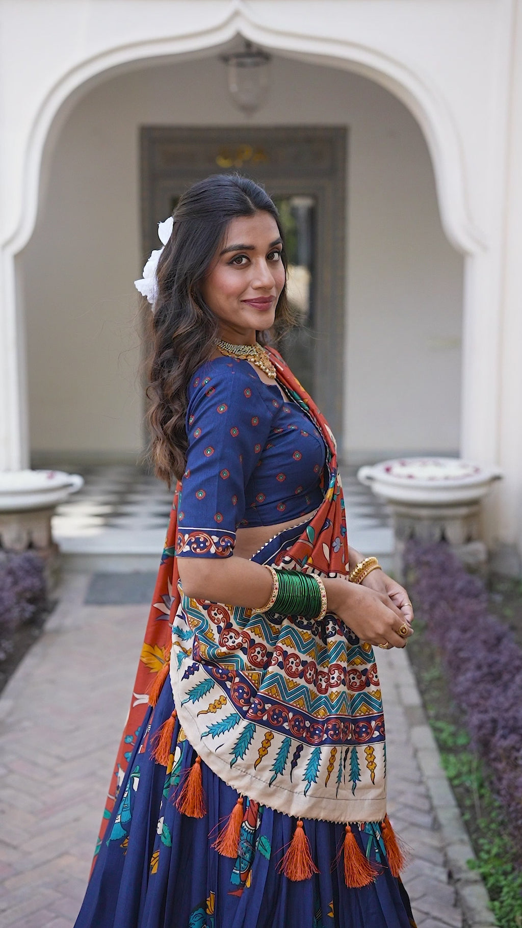 Royal Heritage Handcrafted Embroidered Lehenga Set