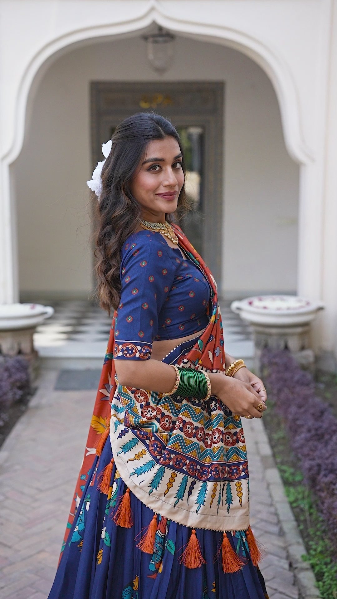 Royal Heritage Handcrafted Embroidered Lehenga Set