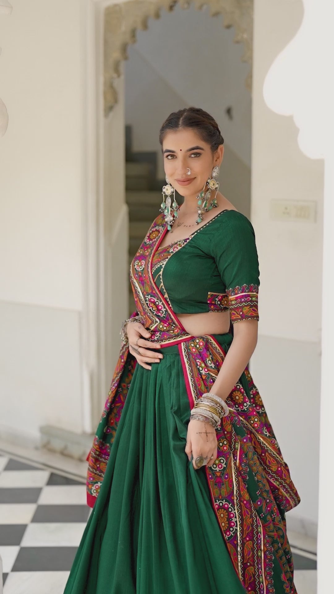Regal Embroidered Lehenga Choli with Traditional Dupatta