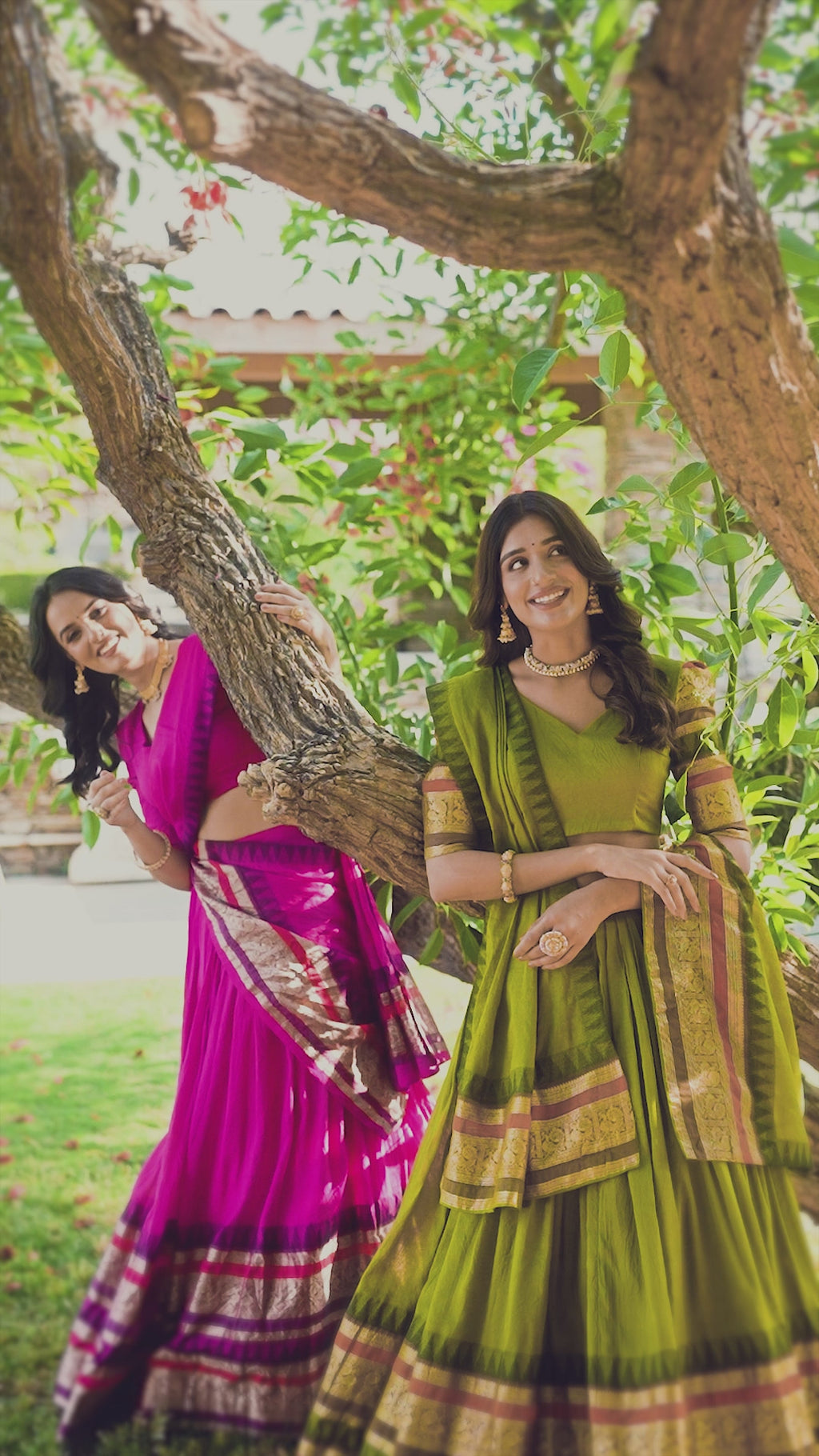Elegant Lehenga Choli with Designer Woven Sleeves
