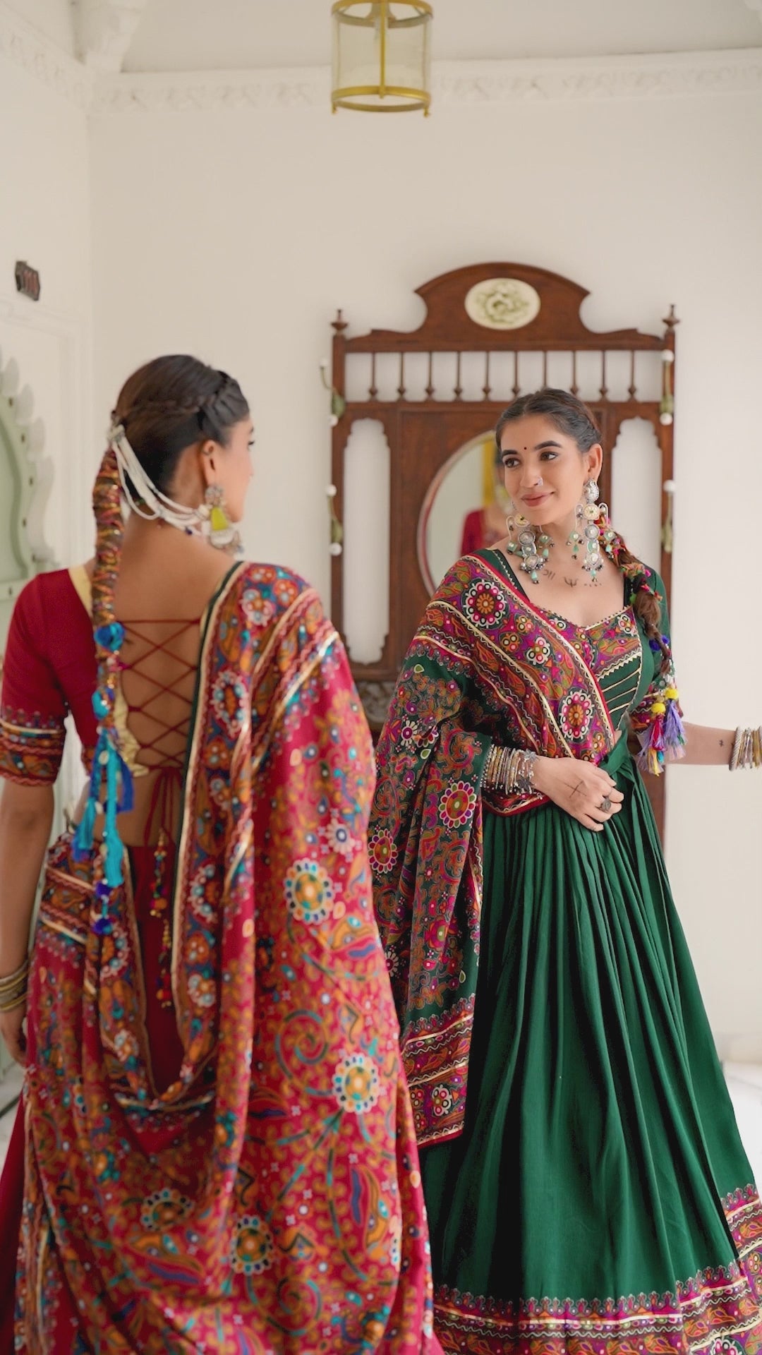 Regal Embroidered Lehenga Choli with Traditional Dupatta