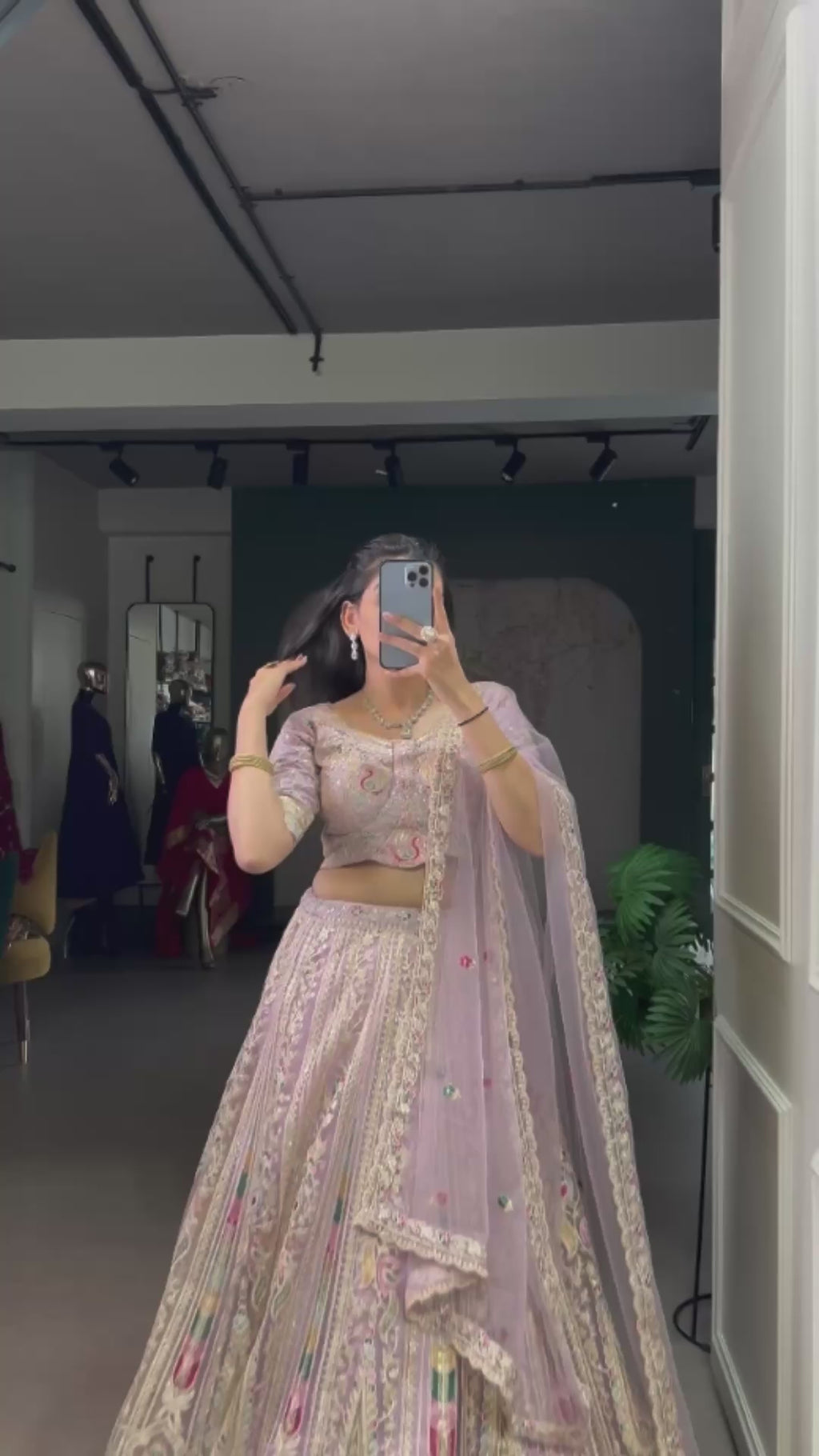 Exquisite Bridal Lehenga with Heavy Embroidery