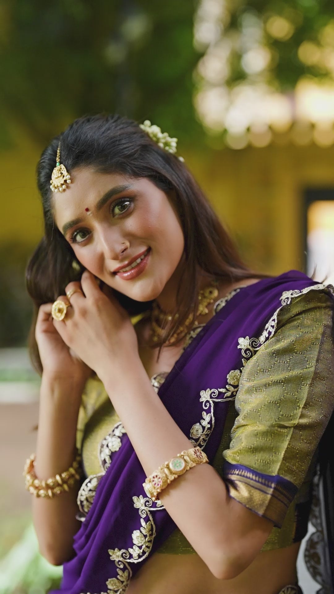An Ode to Tradition: Step into elegance with this timeless creation