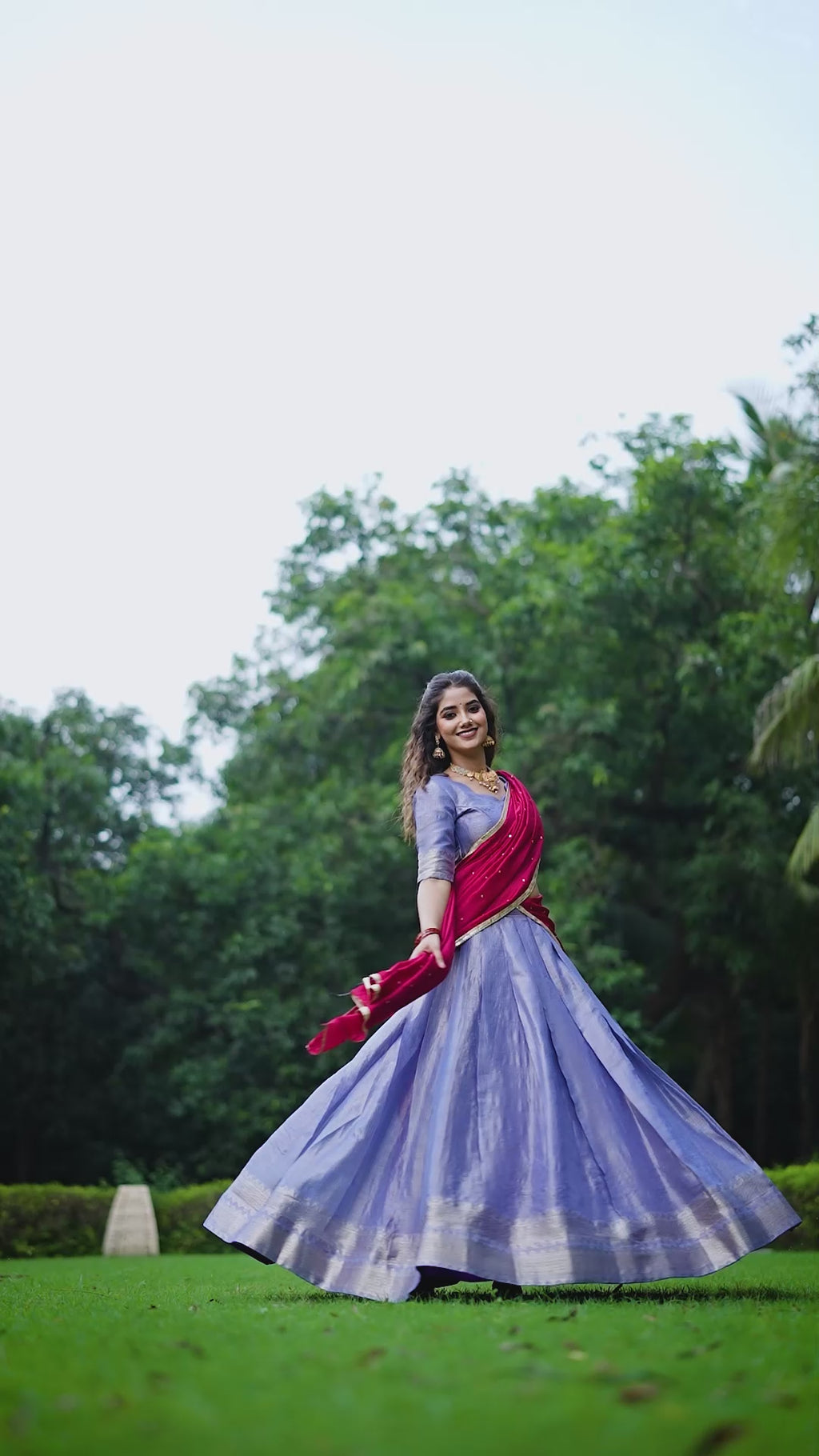 Elegance that shimmers with every step Kanchipuram  Zari Weaving Work choli