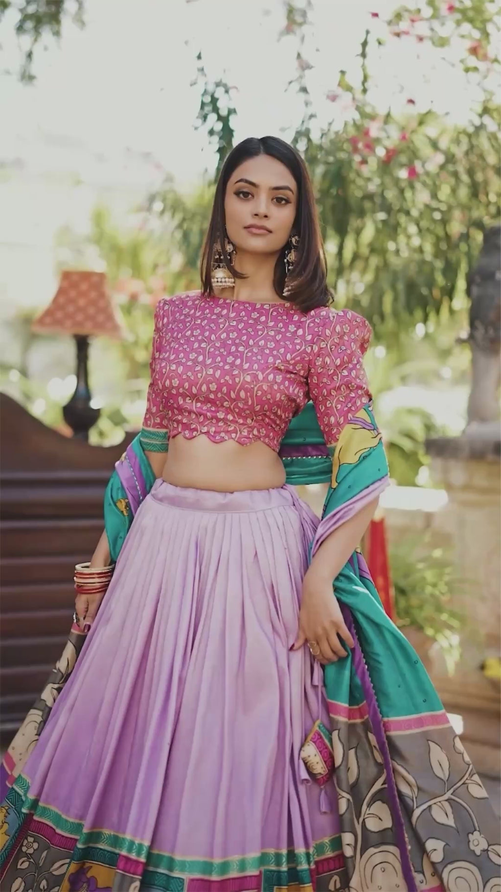 Regal Grace in Vibrant Lehenga
