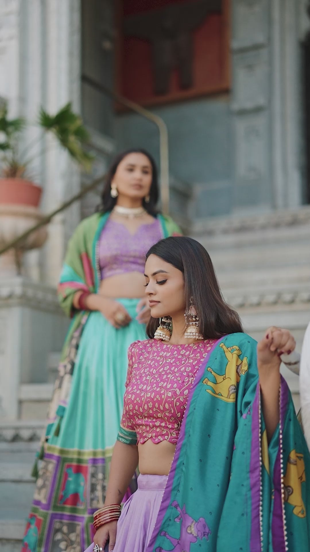 Regal Grace in Vibrant Lehenga