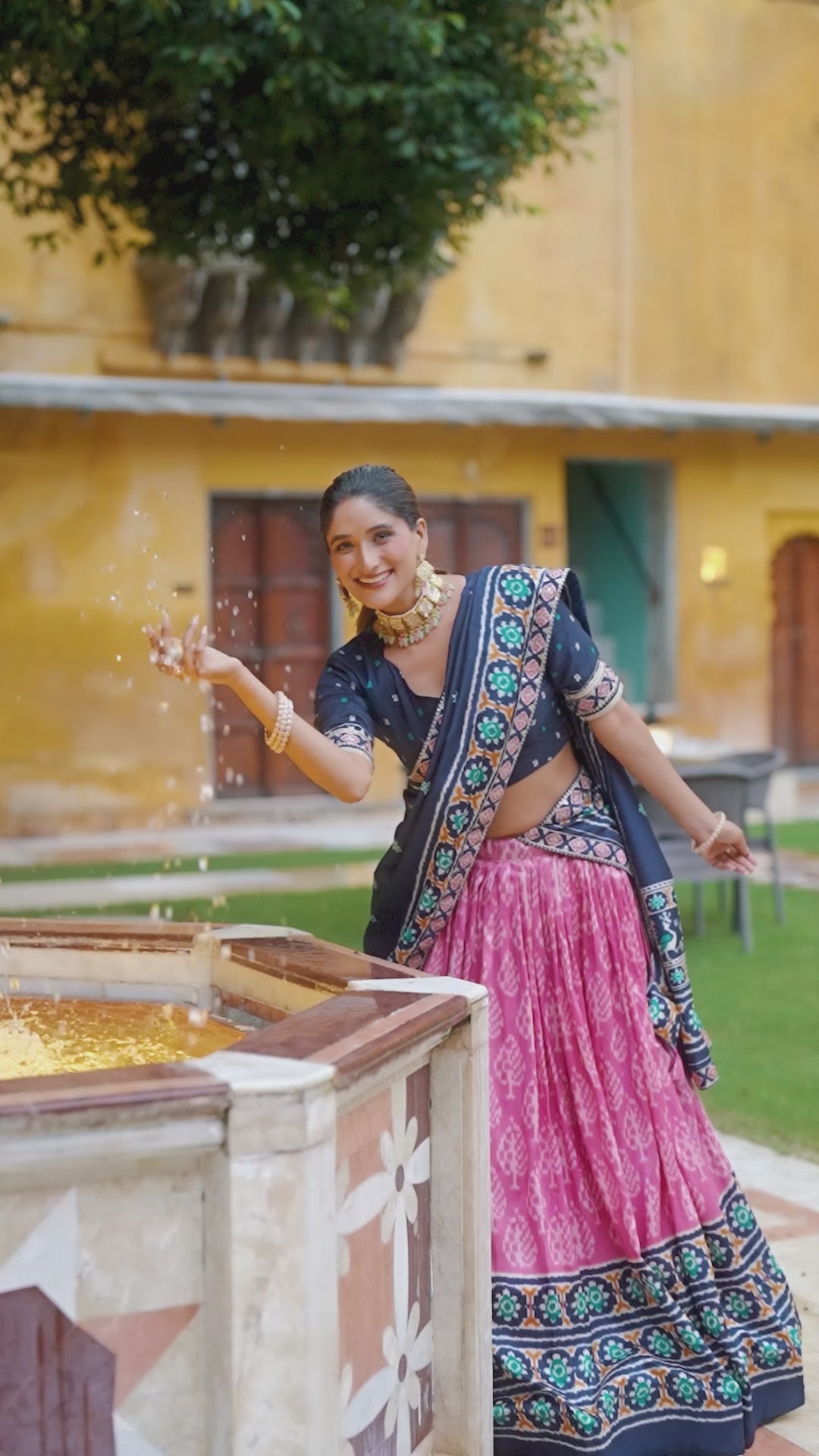 Elegant  Patola Print Lehenga Choli