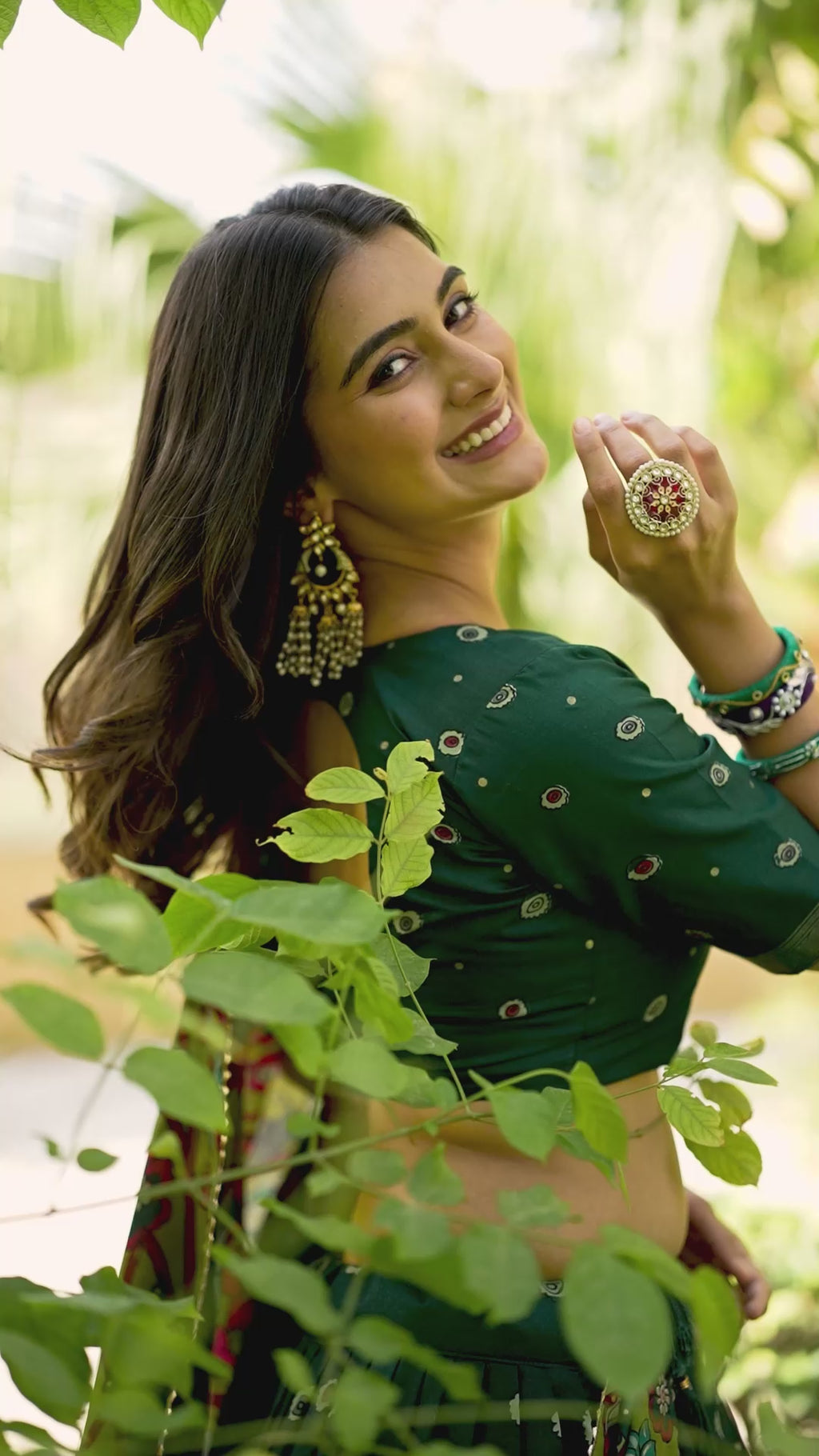 Regal Lehenga with Handcrafted Elephant & Motifs